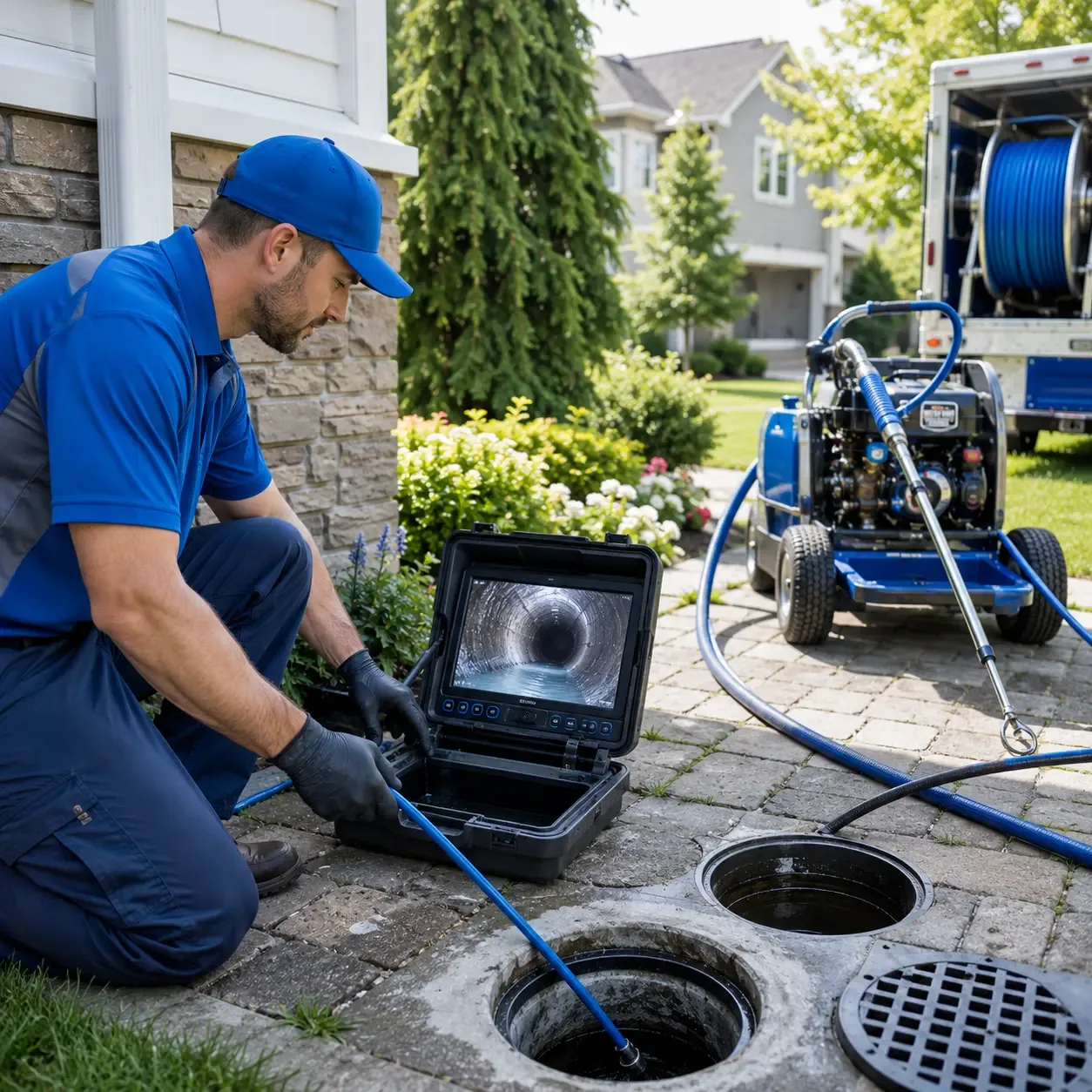 Outdoor drain cleaning professionals serving La Crosse, VA